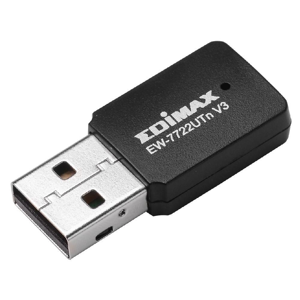Edimax EW-7722UTN_V3 N300 Wi-Fi 300Mbps N300, Wired, USB, Wi-Fi, Wi-Fi 4 (8 ~E~