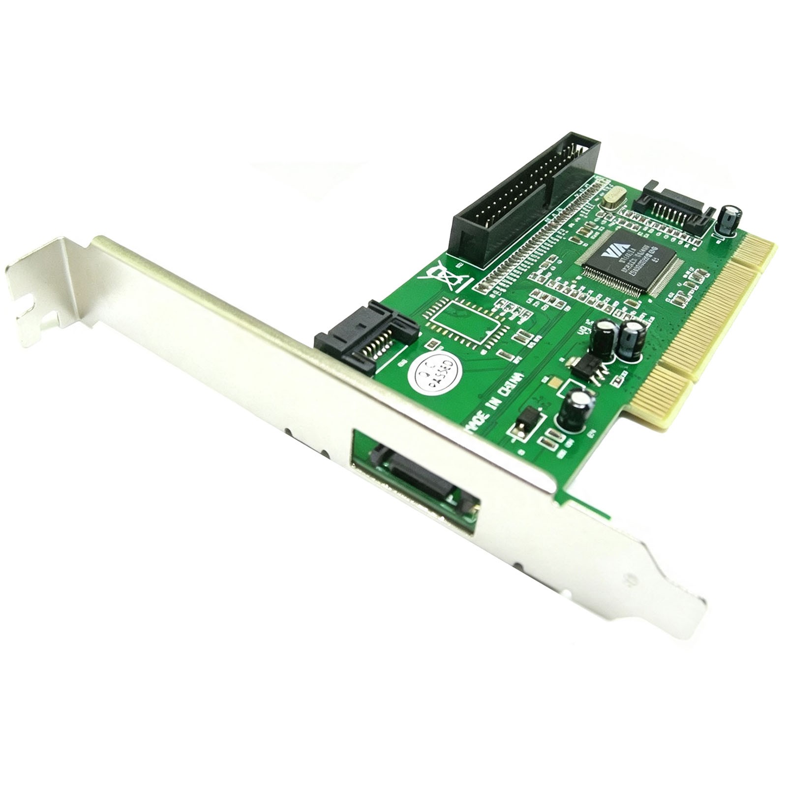 New PCI 32bit to 3 SATA+1 IDE combo RAID Card Adapter VIA6421 for XBOX360 US
