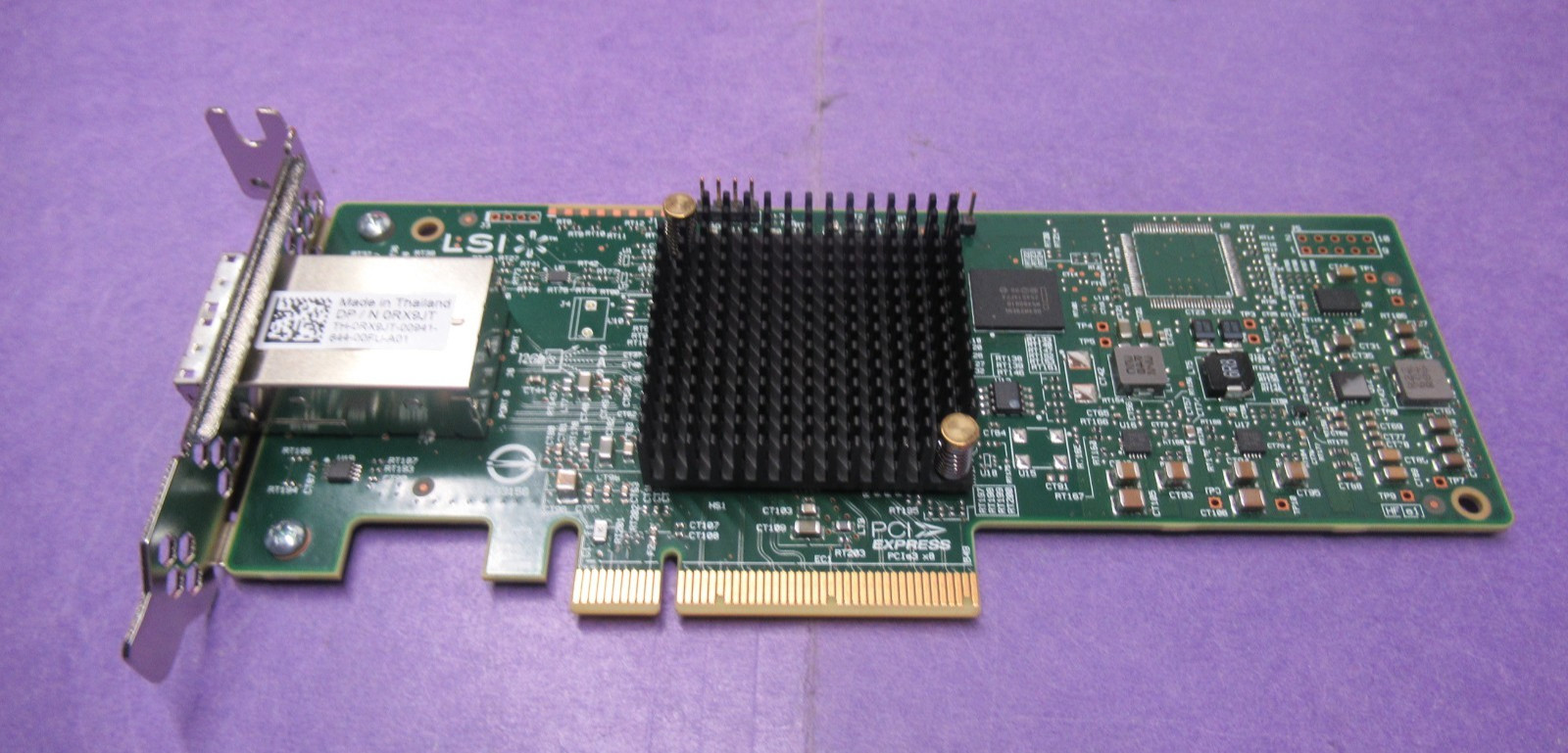 Dell 9300-8e Dual-Port 12Gb/s PCIe x8 SAS Host Bus Adapter Dell 0RX9JT Low pro