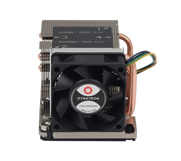 Dynatron B5 2U Active Server CPU Cooler Intel LGA3647 Narrow ILM 205W TDP PWM