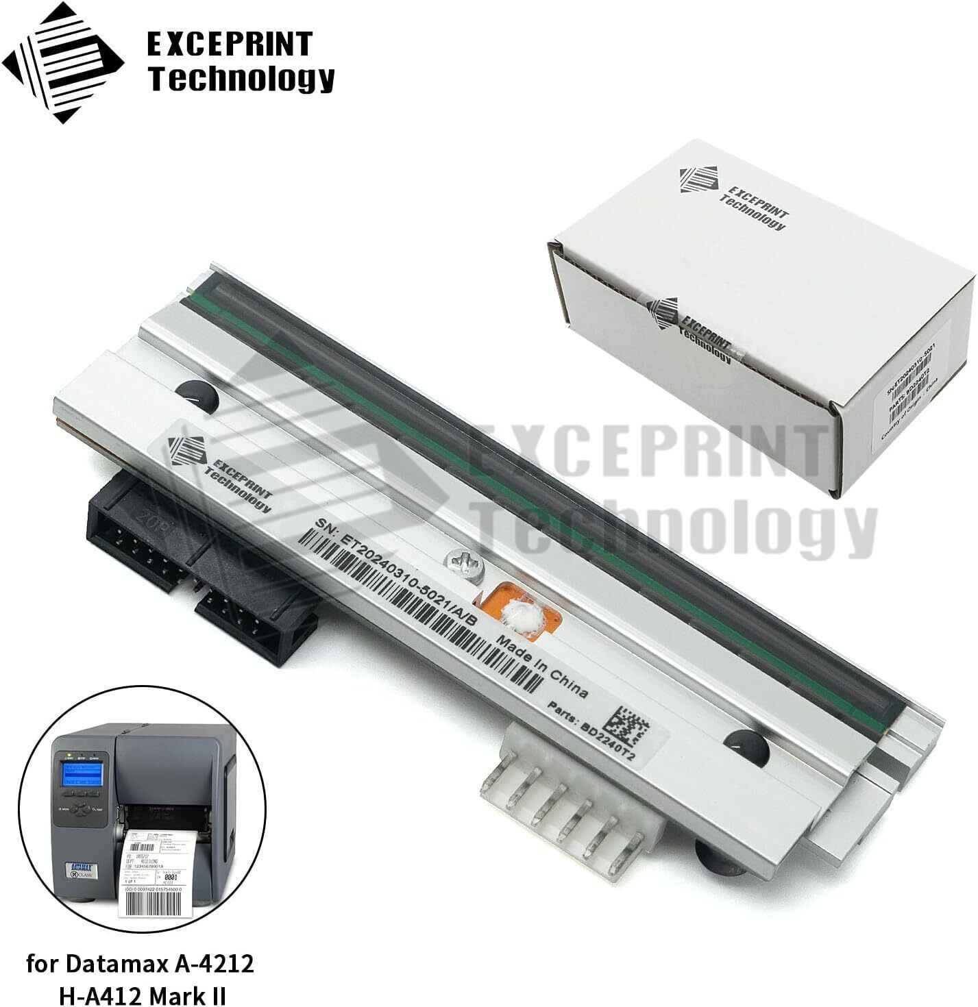 ✅ Printhead for Datamax A-4212 Mark II H-4212 Printer 203dpi PHD20-2240-01 NEW ✅