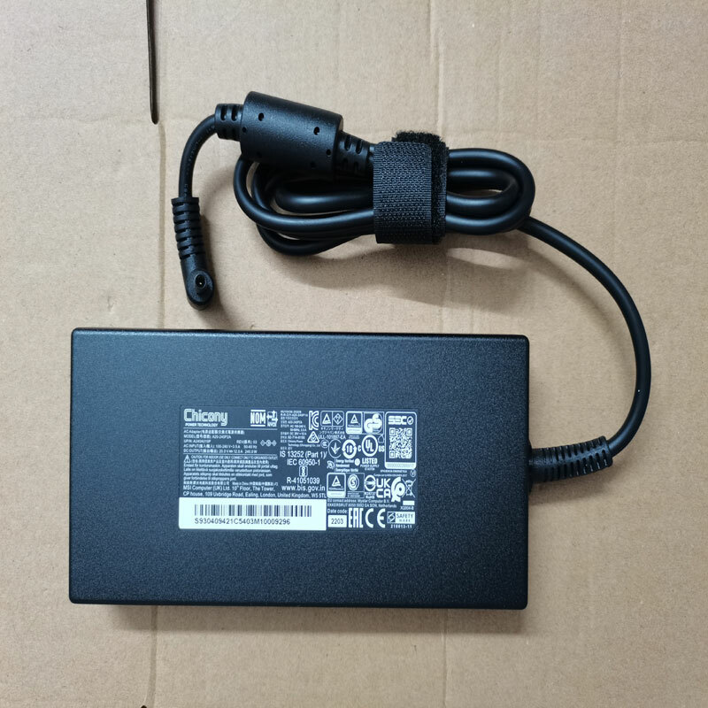 Chicony 20V 12A 4.5mm 240W For MSI Katana GF76 12UD-294AU AC Adapter Genuine New