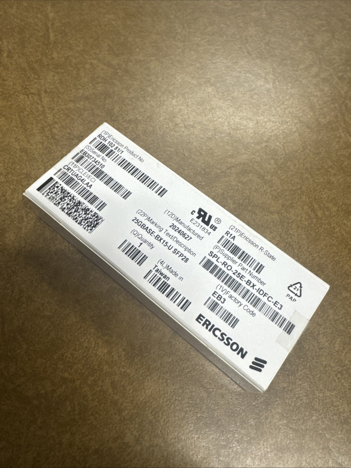 ERICSSON RDH102 81/1 CRTUAG4LAA