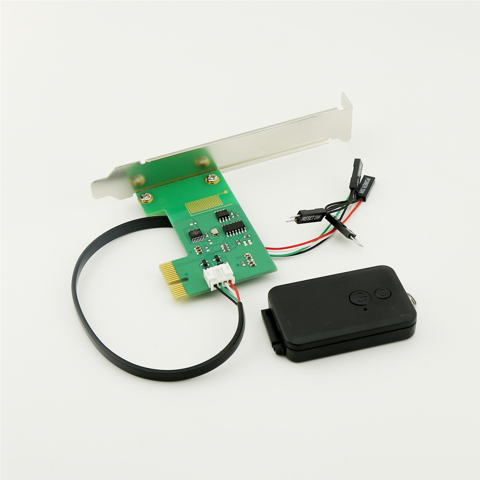 1x Desktop PC Remote Controller 20m Wireless Restart Switch Turn on/off