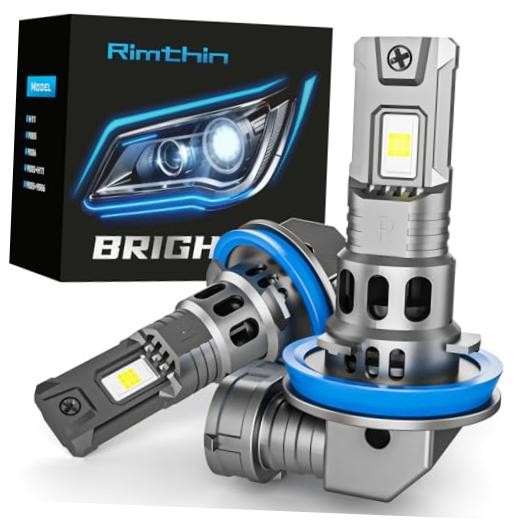 H 11 Bulbs, 30000LM 800% Brighter Fog Light | 6000K 1:1 Mini H11 Cool White