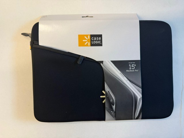 Case Logic PAS215 15" MacBook Pro Laptop Sleeve Zippered Case (15 in) Black
