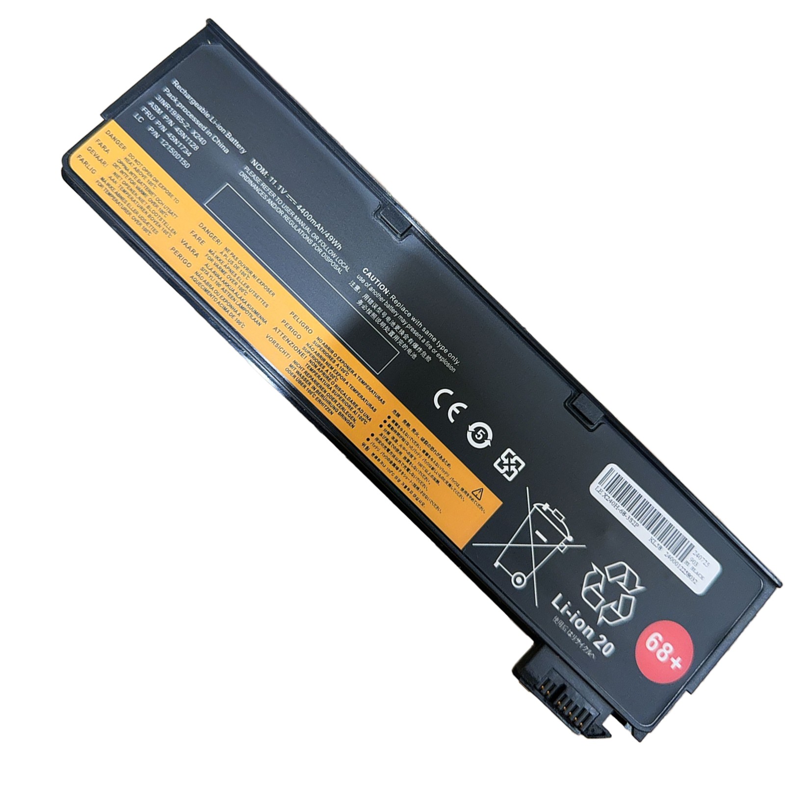 68+ 45N1775 Battery For Lenovo Thinkpad T440 T450 T460 T460P T470 T550 T560 L450