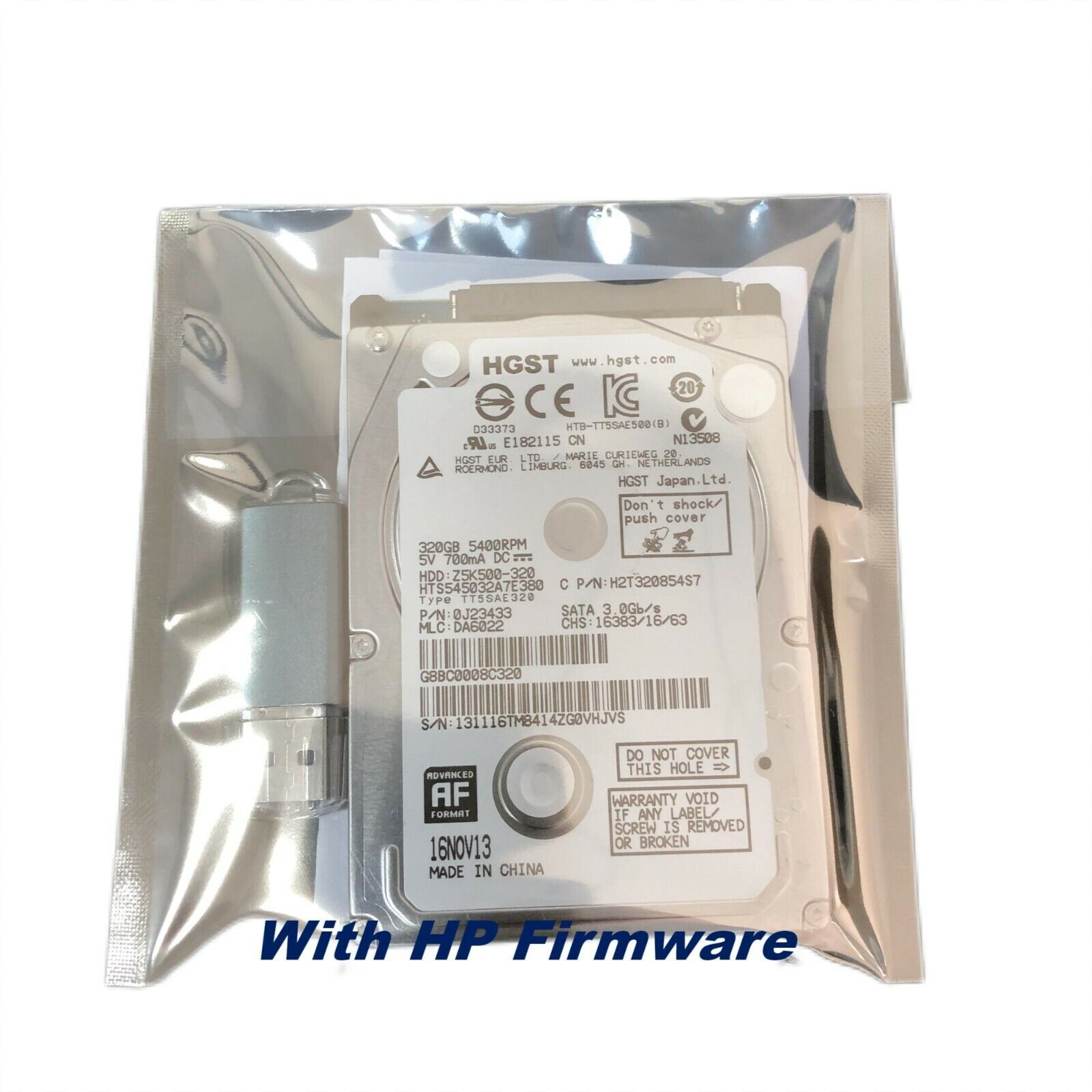 Hard Disk Drive CR650-67001 CR647-67018 Fit for HP Designjet T790 T1300 HDD 320G