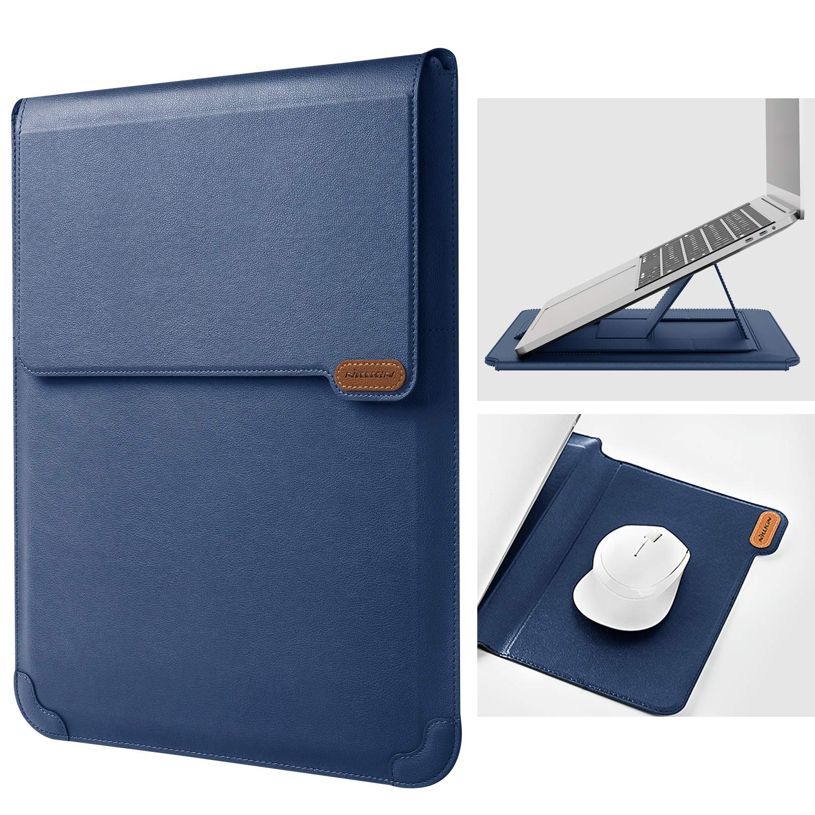Nillkin Laptop Sleeve 15.6 inch (3-in1), MacBook Sleeve with Adjustable Stand...
