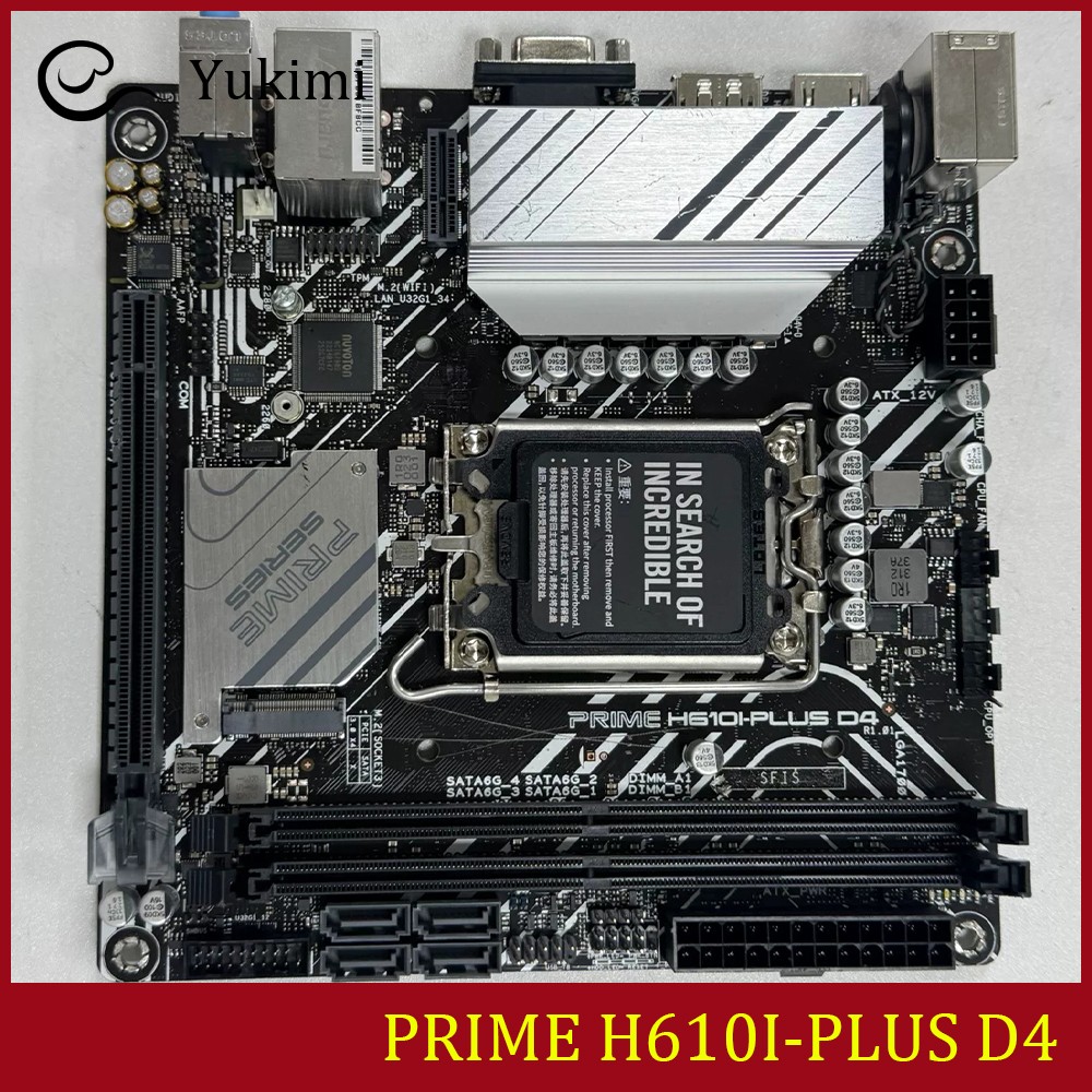 FOR ASUS PRIME H610I-PLUS D4 Ｍotherboard Test OK