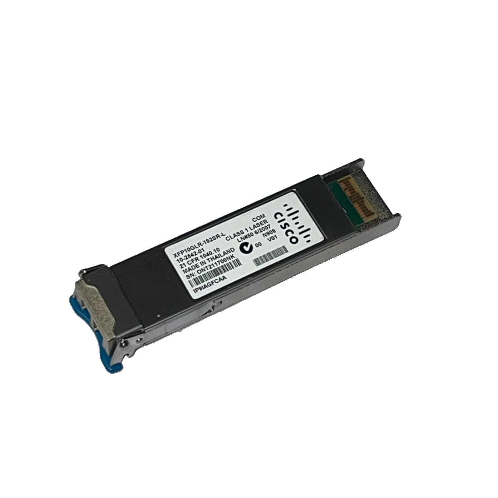 Cisco 10-2542-01 Transceiver XFP10GLR-192SR-L 10GBASE-LR/LW 10Gb XFP 1310NM SMF