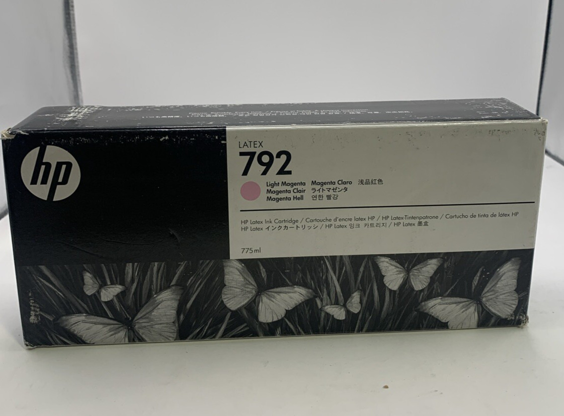 NEW GENUINE HP 792 Latex Ink Cartridge 775ml Light Magenta CN710A