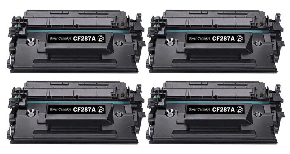 4PK CF287A 87A Toner Cartridge Fits for HP LaserJet Pro M501dn M506dn M527dn