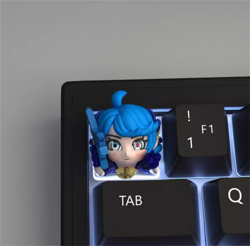 Hot Selling League of Legends Gwen Handmade Keycap For Mechanical Keyboard New