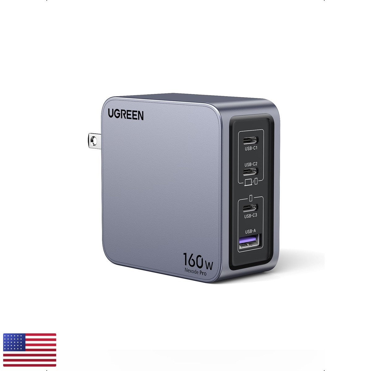 UGREEN Nexode Pro 160W 4-Port GaN Charger for MacBook Pro iPad Pro iPhone 15