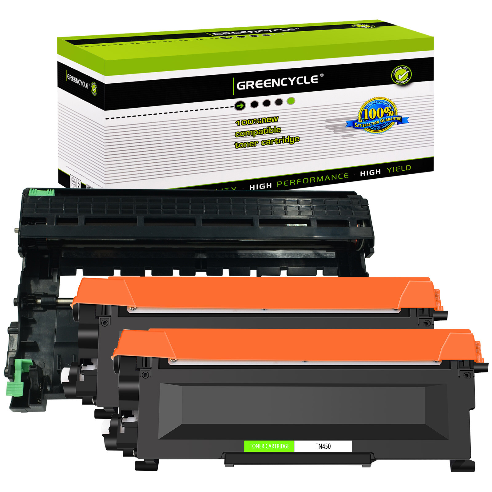 GREENCYCLE TN450 Toner+DR420 Drum For Brother DCP-7065DN MFC-7360N 7460DN 7860DW