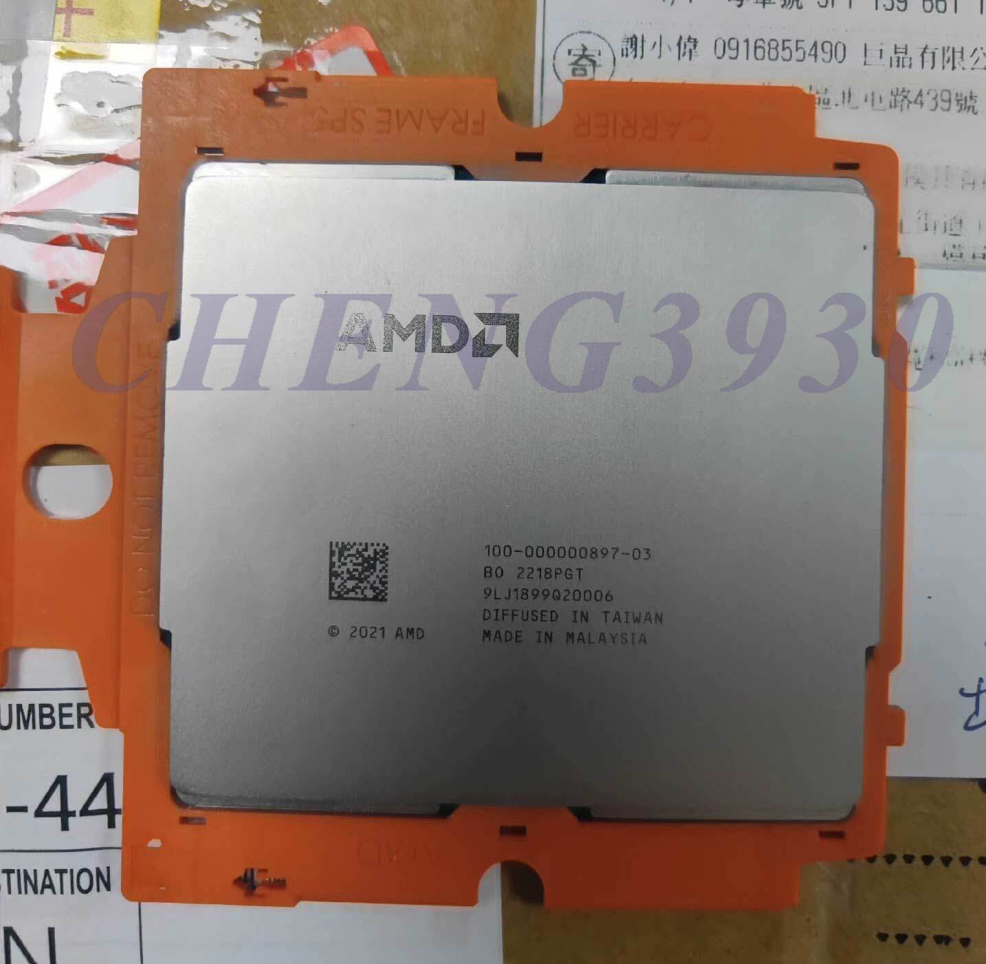 (Unlocked) AMD Genoa EPYC 9334 QS 2.55-3.5GHz 32-core 64-wire CPU processor