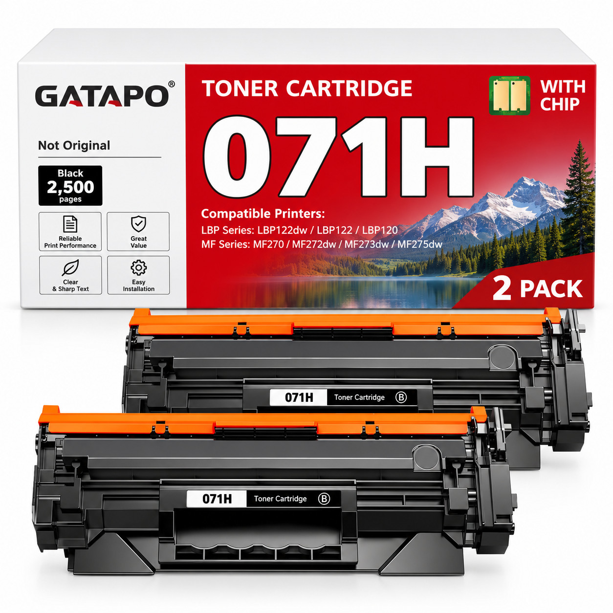 071H CRG071H Toner Cartridge Compatible for Canon imageCLASS LBP122 Mf272dw