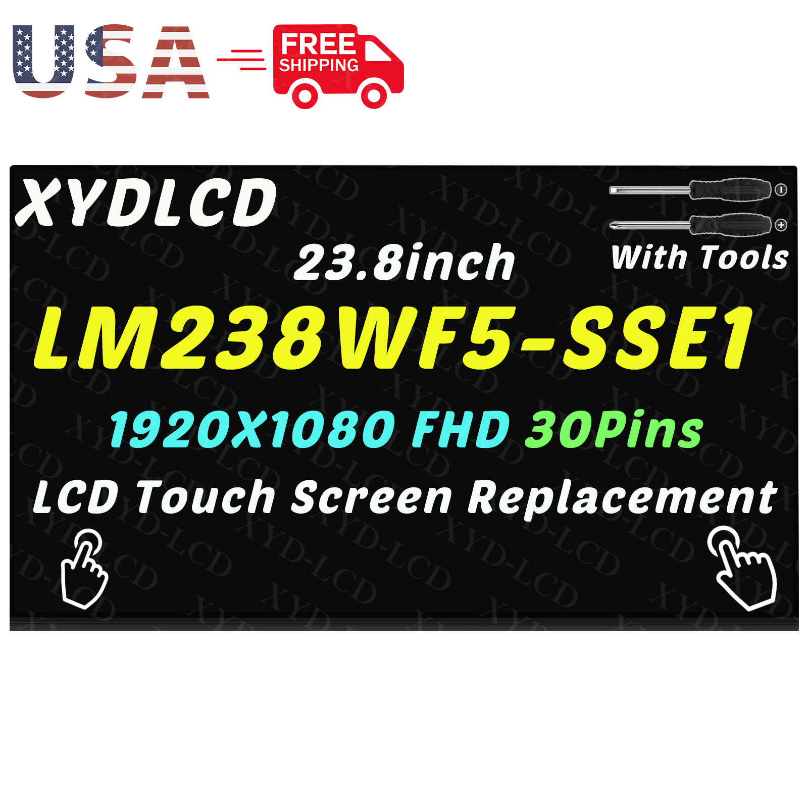 A++ LM238WF5-SSE1 All-in-One Touch Screen 23.8" FHD LCD Display LM238WF5(SS)(E1)