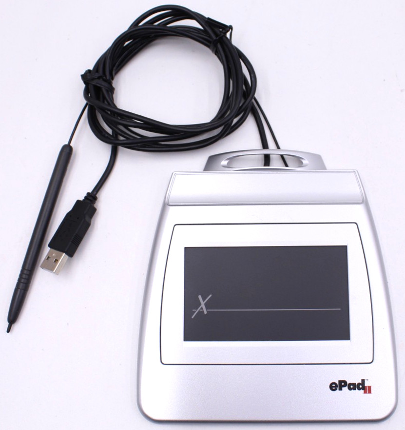 Interlink ePad II 54-36999 USB Electronic Signature Pad w/Stylus - Tested