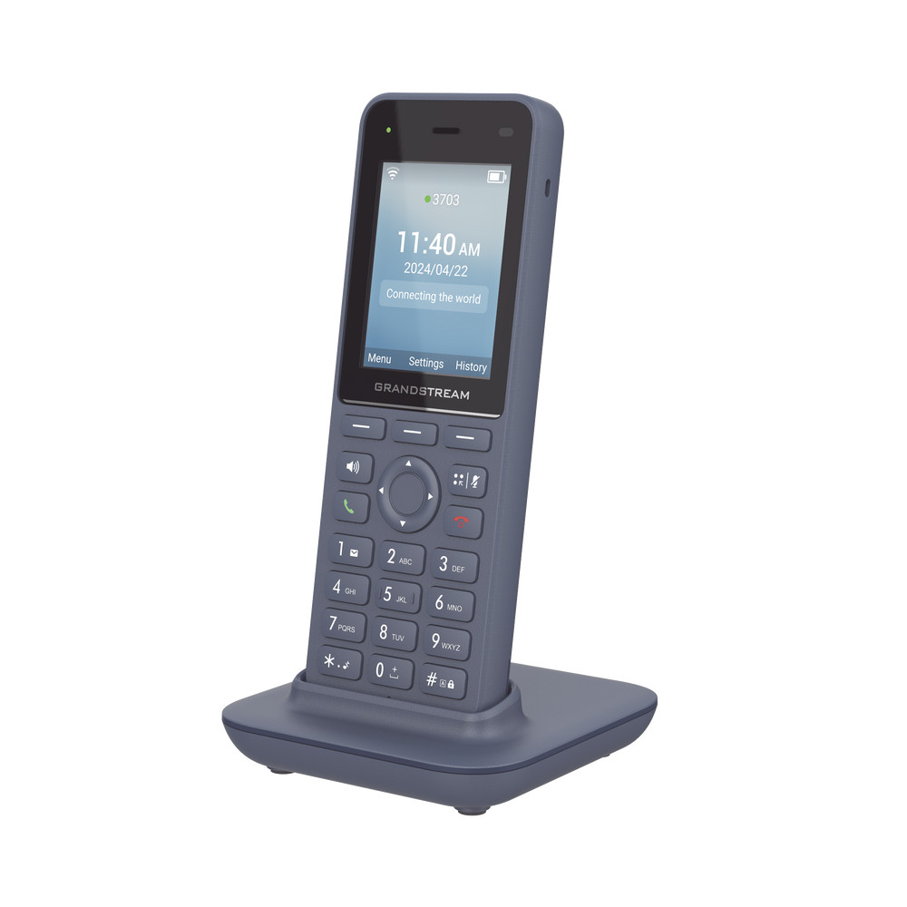 Grandstream WP826 Cordless Wi-Fi IP Phone WP826 | Dual-band Wi-Fi 6 | Advanced