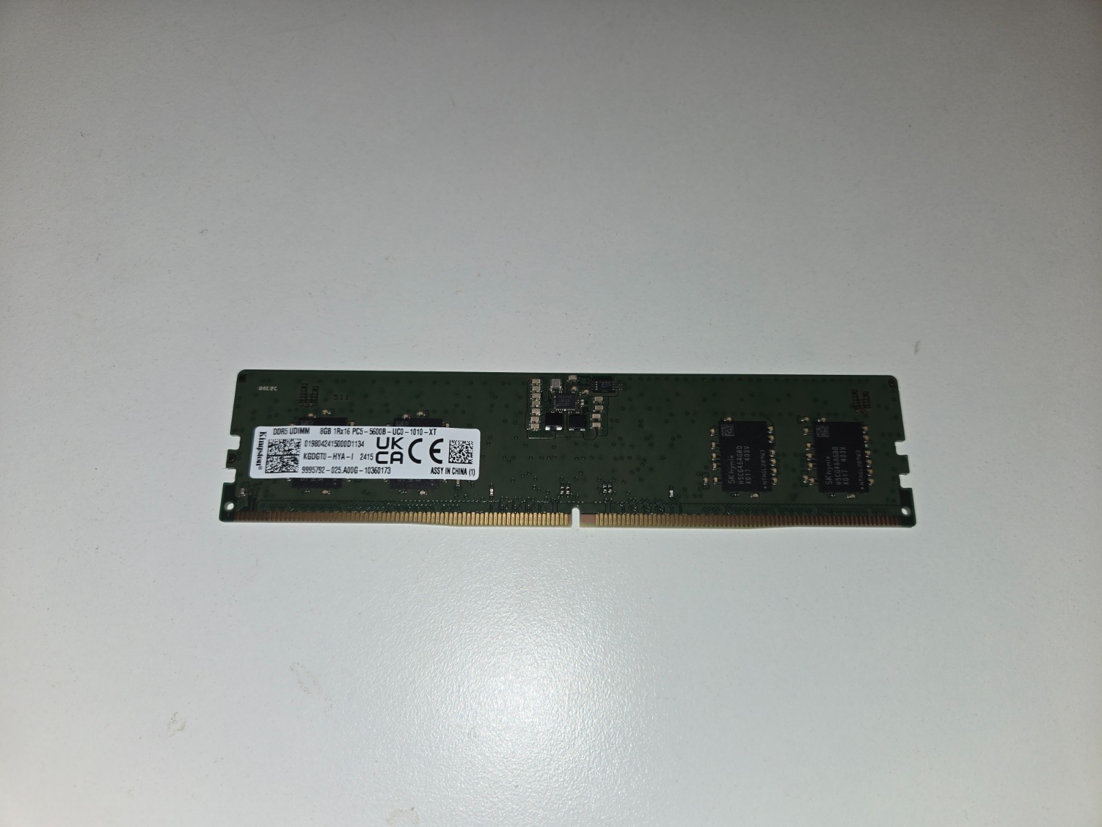 Kingston 8GB DDR5 UDIMM 5600 (KGDGTO-HYA-I 2415)