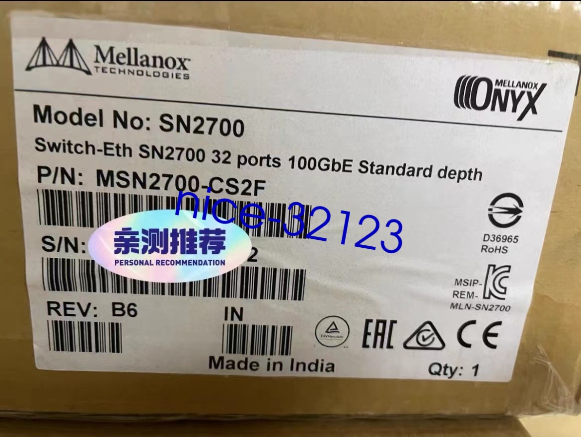 Original SN2700 CS2F MSN2700-CS2F Mellanox switch sn2700 New MSN2700