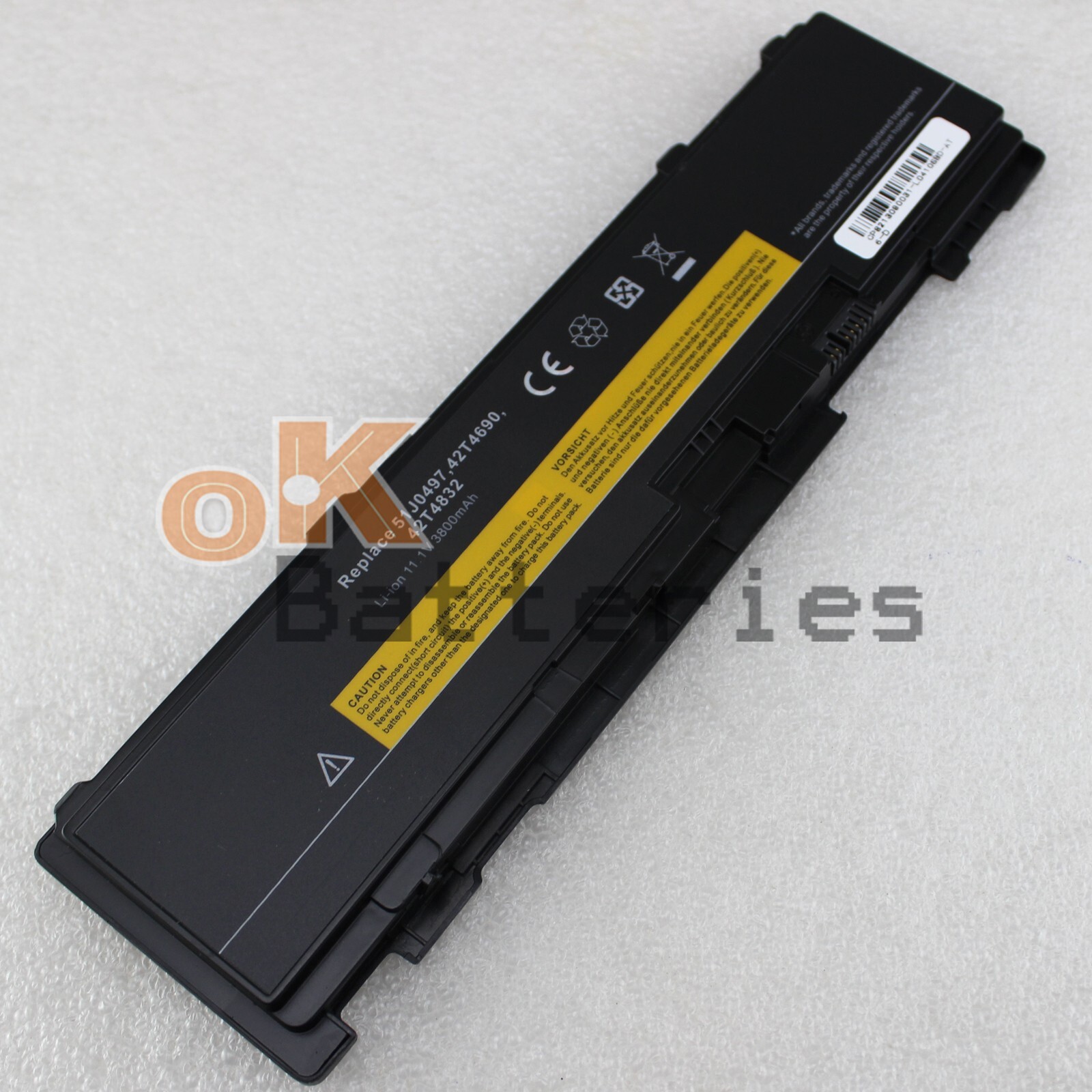 New 42T4691 42T4832 42T4833 Laptop Battery for Lenovo Thinkpad T400s T410s