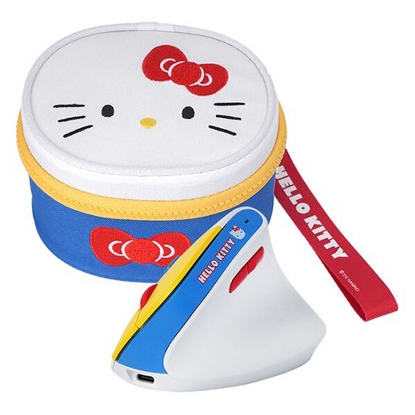 Sanrio Genuine Vertical  2.4Ghz Silent Wireless mouse Hellokitty, Kuromi