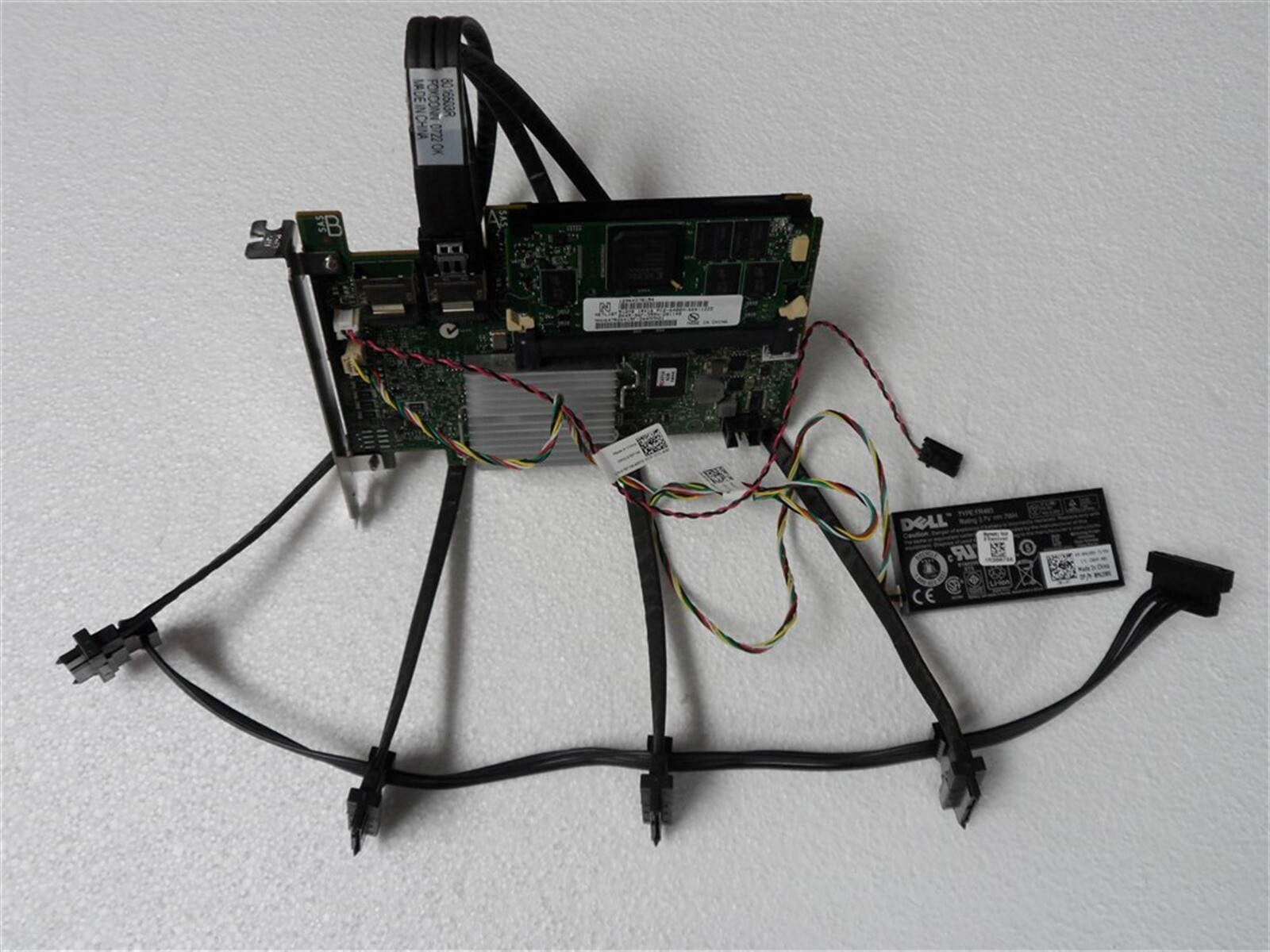 DELL POWEREDGE T310 SERVER PERC H700 PCI RAID KIT BATTERY CABLES FOR CABLED HDD