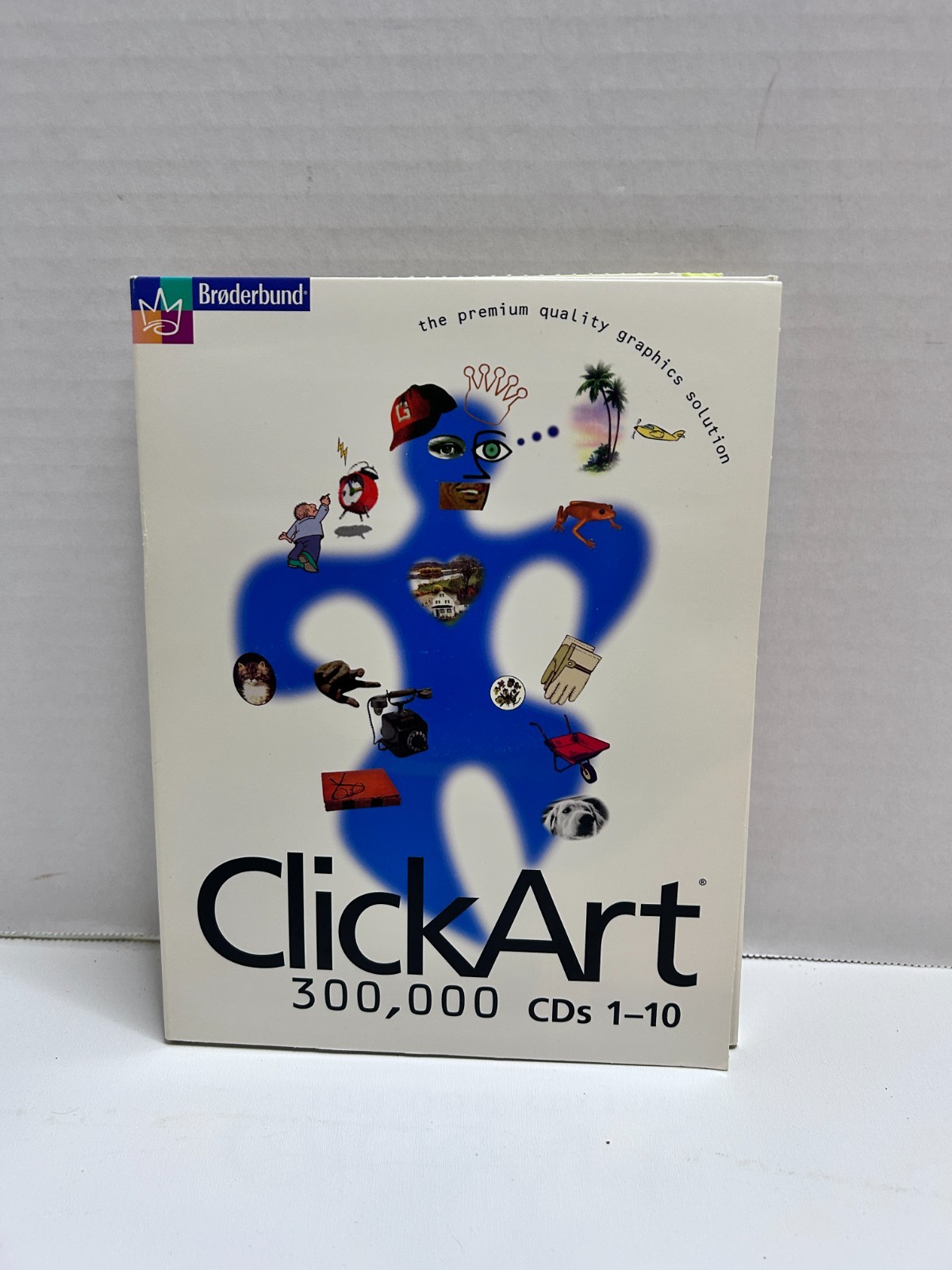 ClickArt 300,000 CDs 1-10 w/Troubleshooting Guide