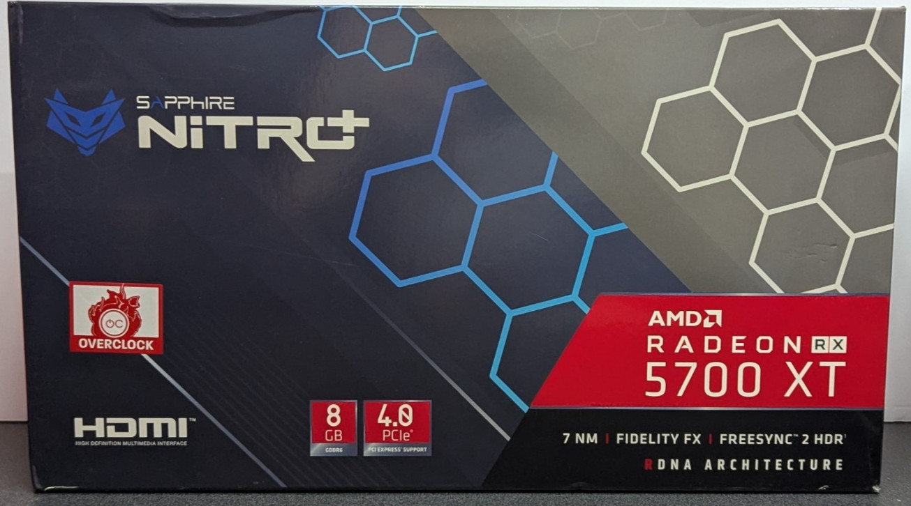 Sapphire NITRO+ Radeon RX 5700 XT 8GB GDDR6 PCI Express 4.0 ATX Video Card