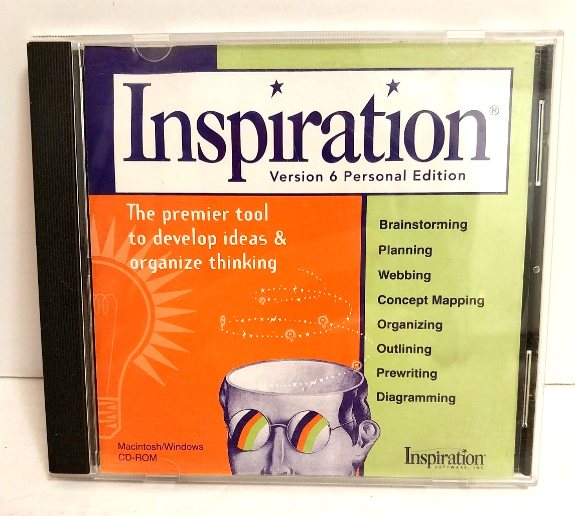 INSPIRATION Version 6 Personal Edition Develop Ideas.. CD / PC & MAC