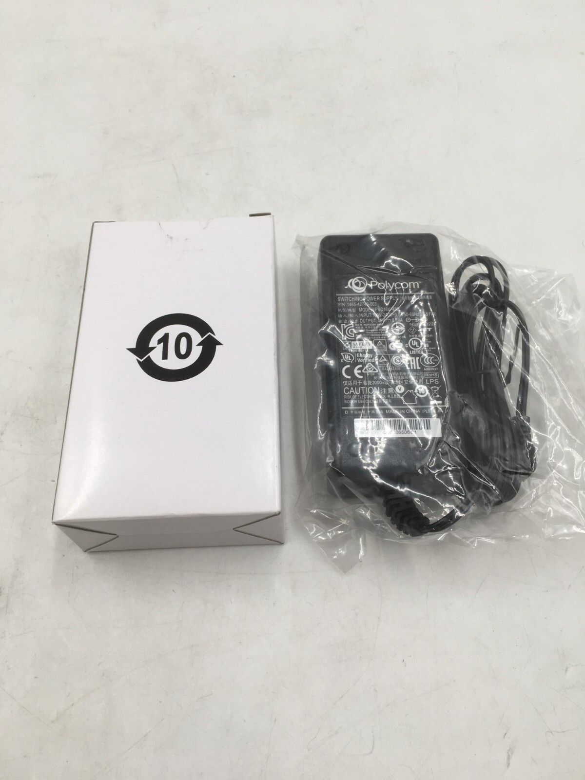New Polycom PSC18U-480 48V 0.38A Power Supply 