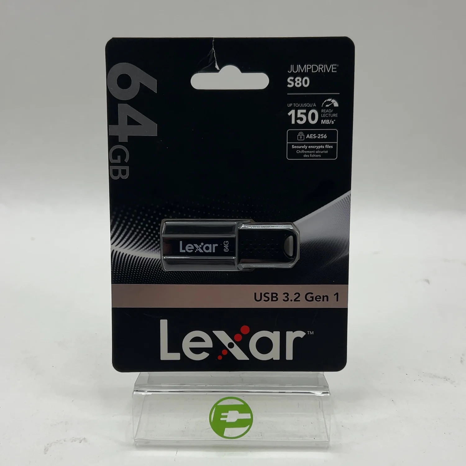 New Lexar S80 64GB 150MB/s E150 USB-A Flash Drive FHD