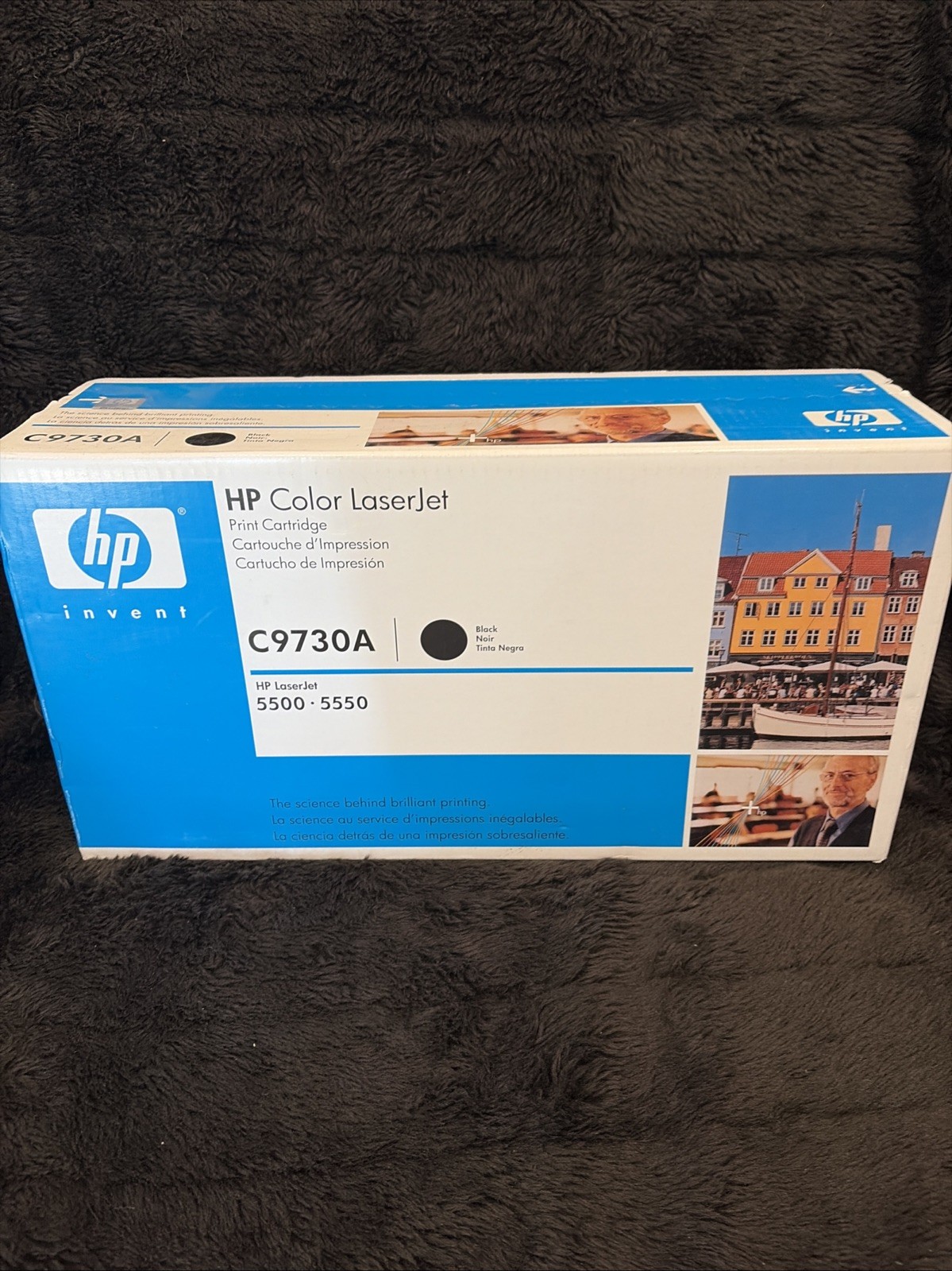 New HP 645A C9730A Black Toner Cartridge OEM Genuine Sealed Box LaserJet 5500