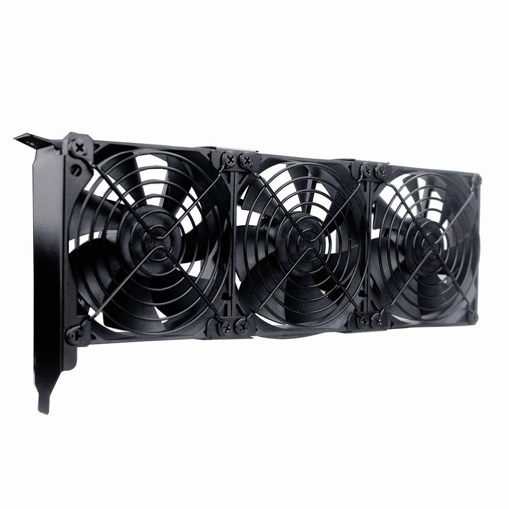 GDSTIME Graphic Card Fans, PCI Slot 3 x 90mm 92mm Graphics Card... 