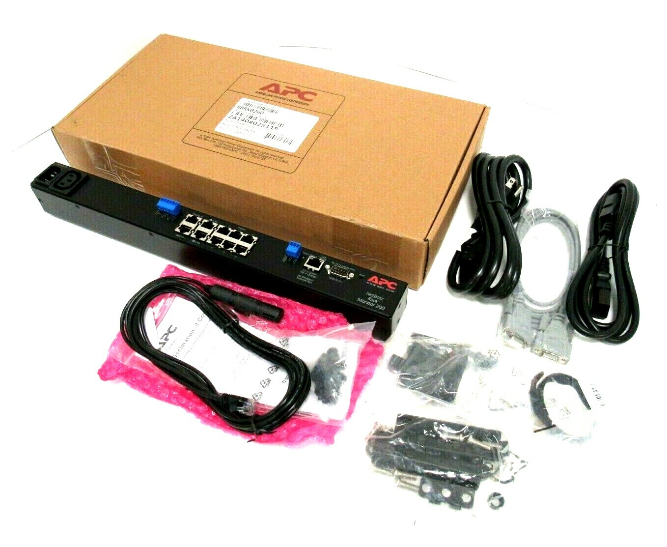 NEW APC NBRK0200 NETBOTZ RACK MONITOR 200