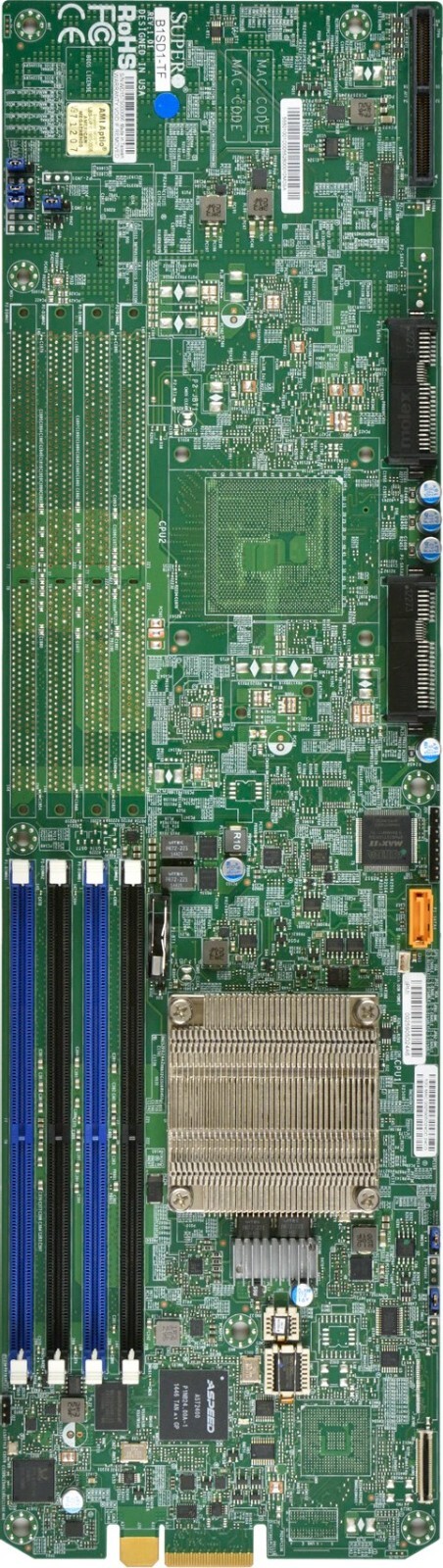 Supermicro MBD-B1SD1-TF-B Motherboard NEW, IN STOCK, 5 Year Warranty