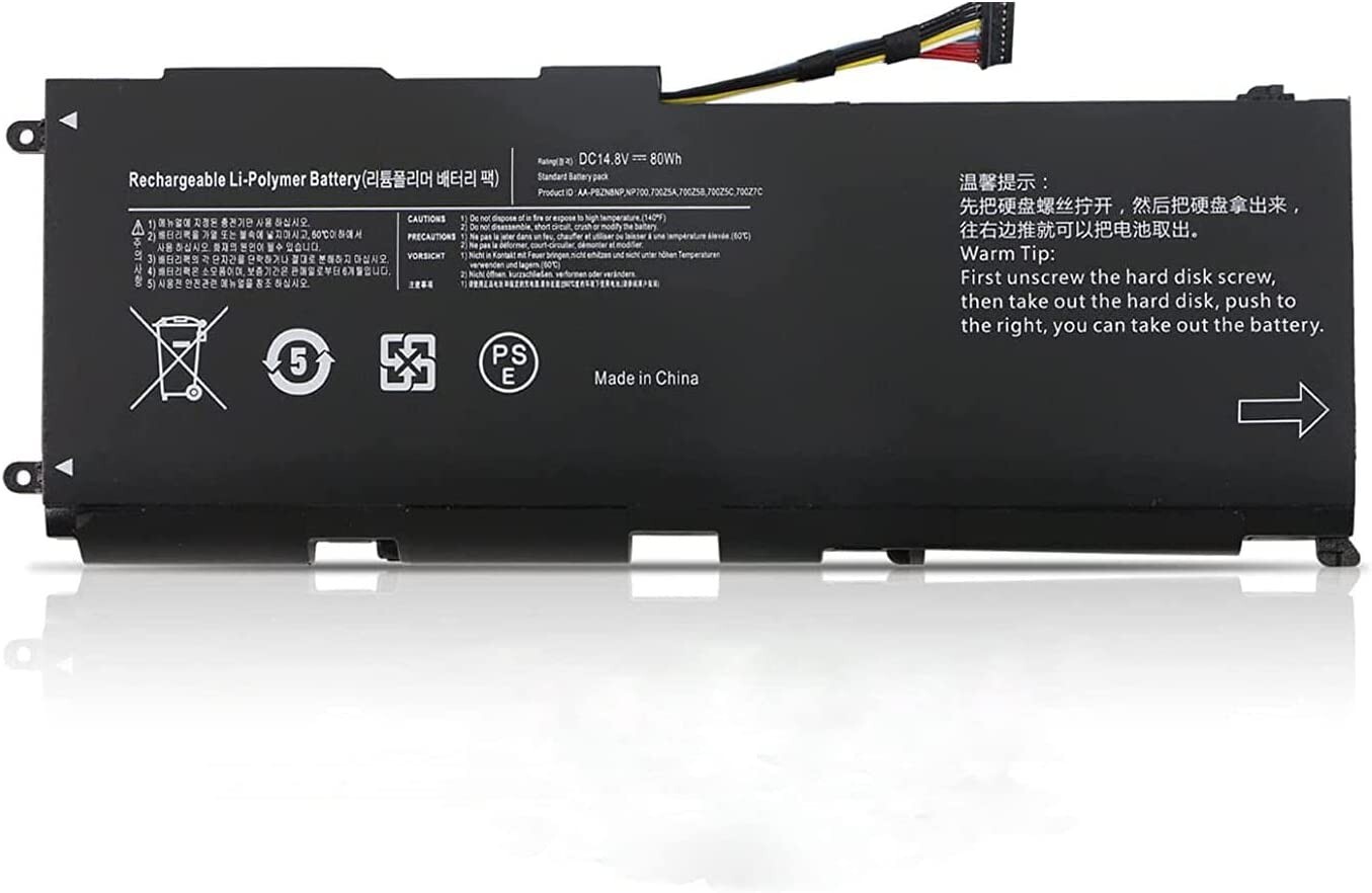 New AA-PBZN8NP Battery For Samsung 7 NP700Z5A NP700Z5B NP700Z7C NP770Z7E Series