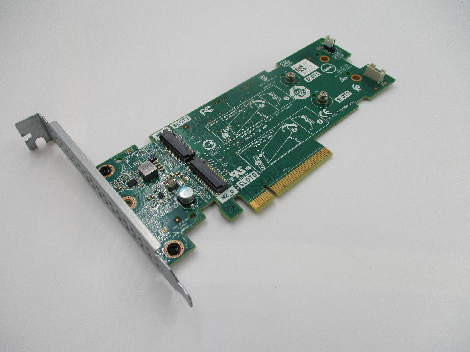 Dell Boss-S1 2x M.2 SSD PCIe Network Adapter Dell P/N: 0JV70F Tested Working