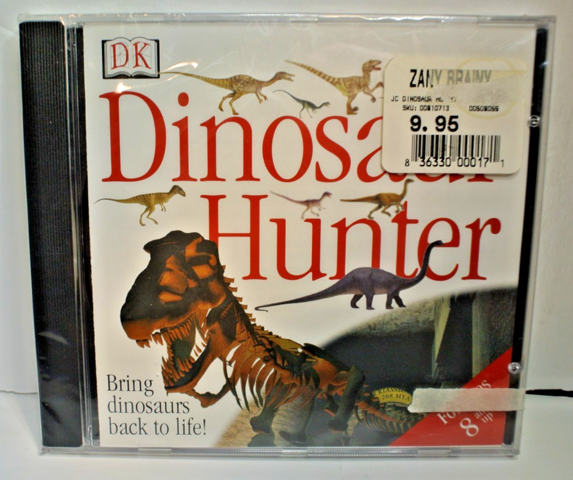 DK INTERACTIVE LEARNING - DINOSAUR HUNTER 1996 STILL SEALED NEW FROM ZANY BRAINY