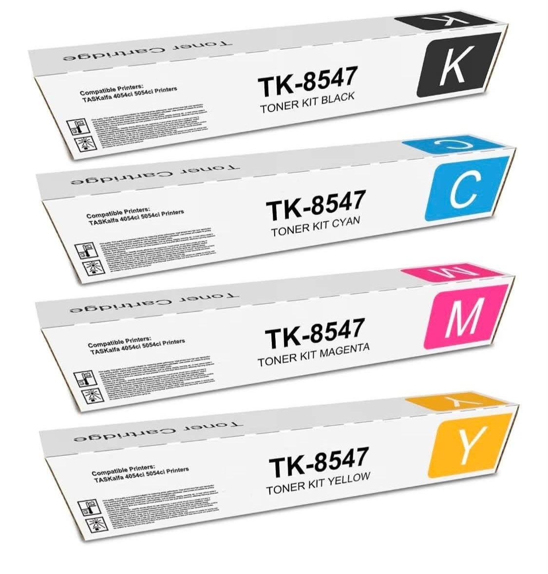 TK-8547 Toner Cartridge for Kyocera TASKalfa 6054ci, 7054ci,  Set of 4