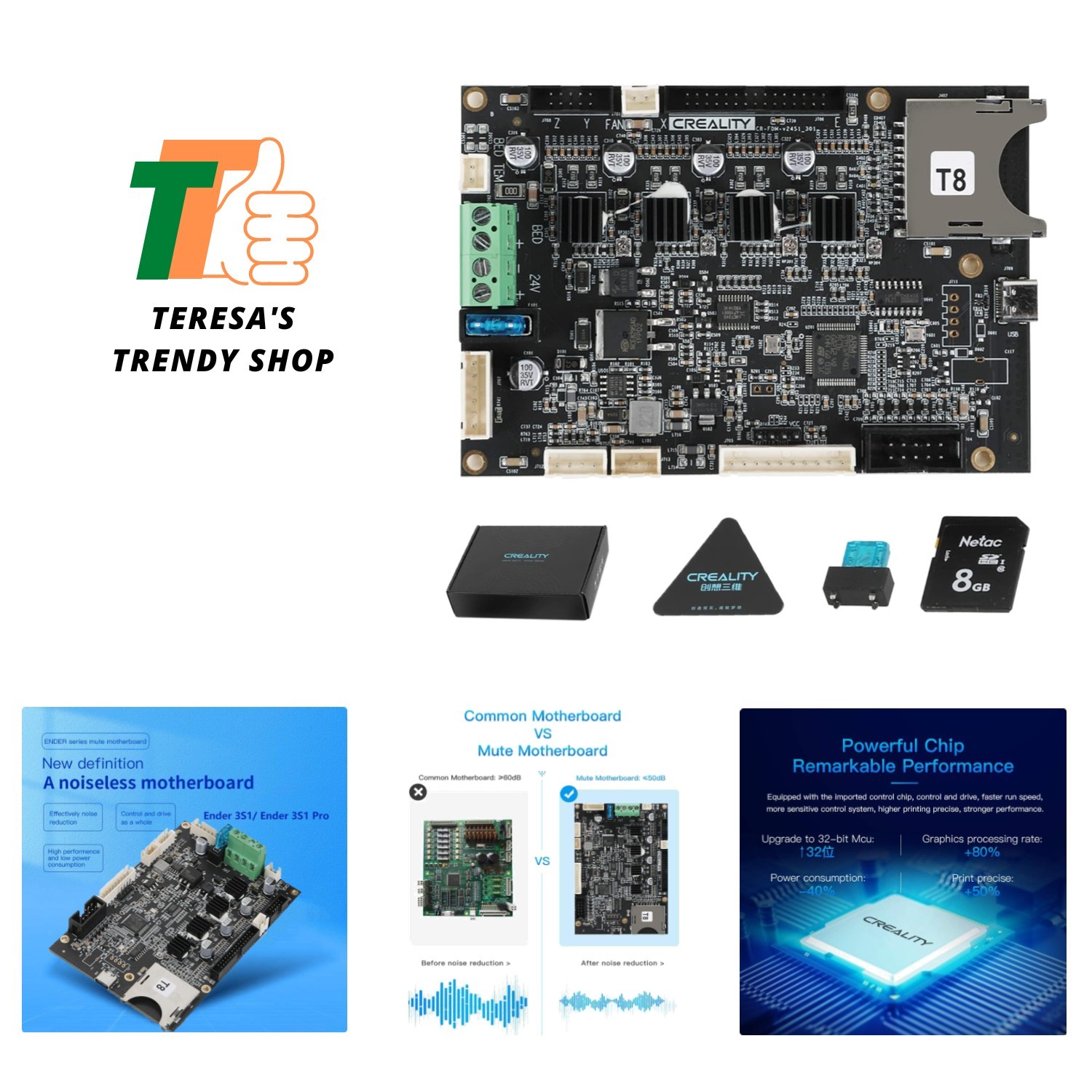 Official Ender 3 S1 Silent Mainboard Ender 3 S1 Pro Mother Board just for End...