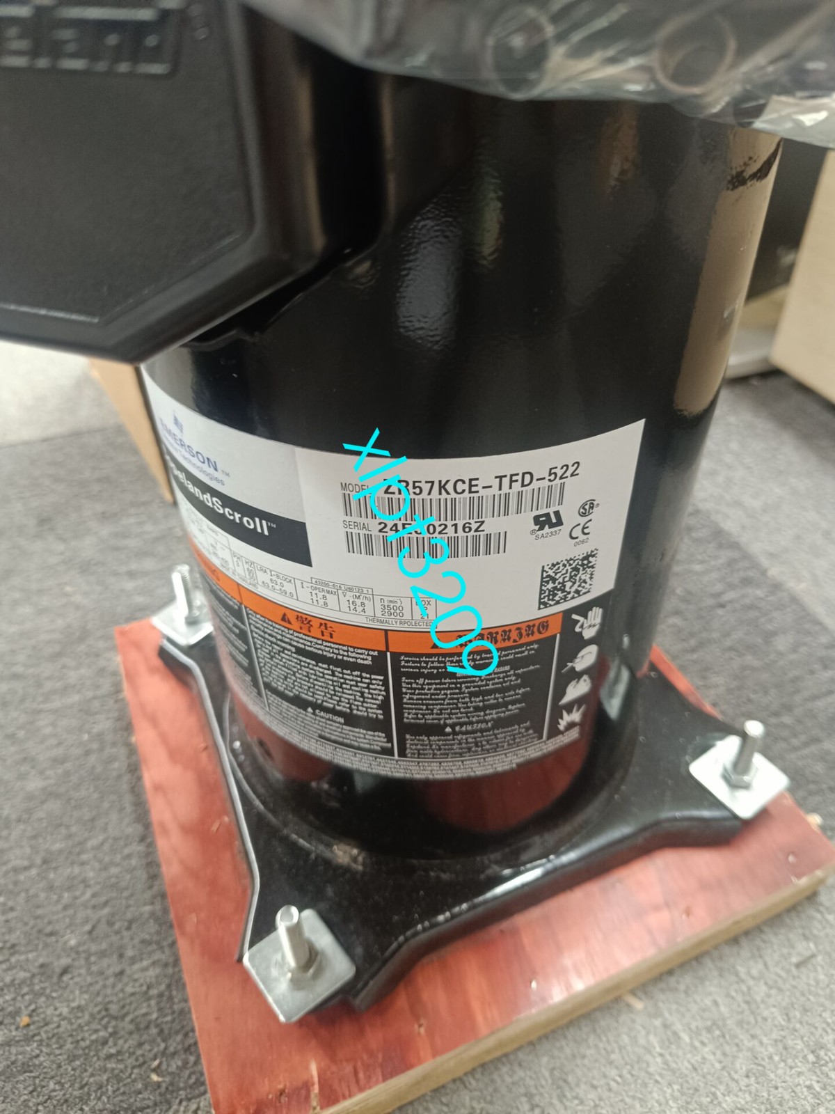 1PC Compressor ZR57KCE-TFD-522, brand new FedExor DHL