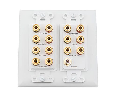 On-Q WP9009-WH-V1 7.1 Home Theater Connection Kit, White