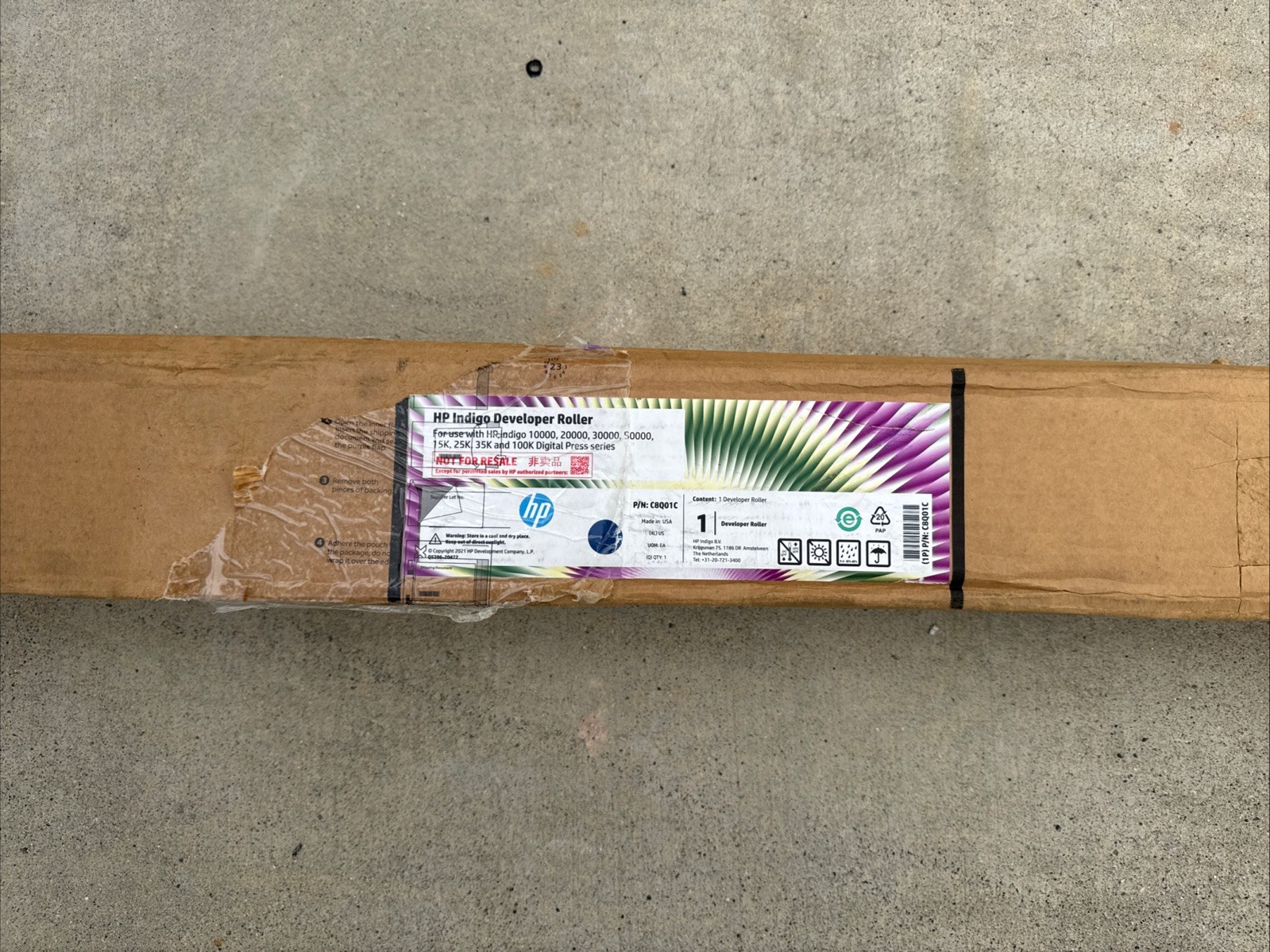 HP Indigo Developer Roller C8Q01C HP indigo 10000 50000 15K,25K,35K,100K Series