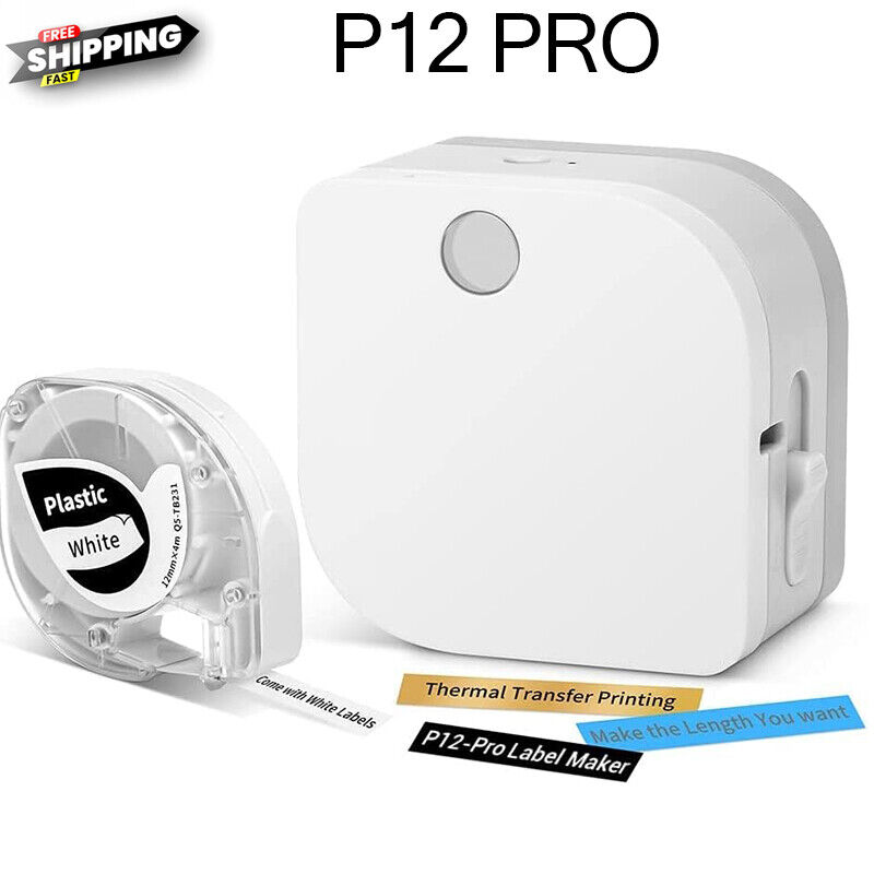 Phomemo P12 PRO Label Maker Portable Handheld Thermal Transfer Label Printer