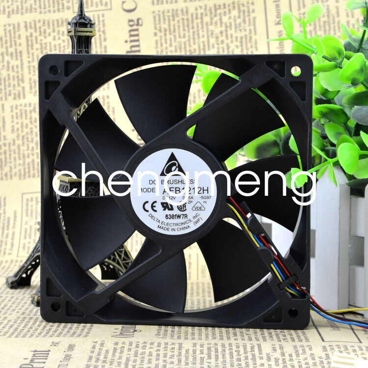 Original DELTA AFB1212H 12V 0.35A 12CM 12025 cooling fan
