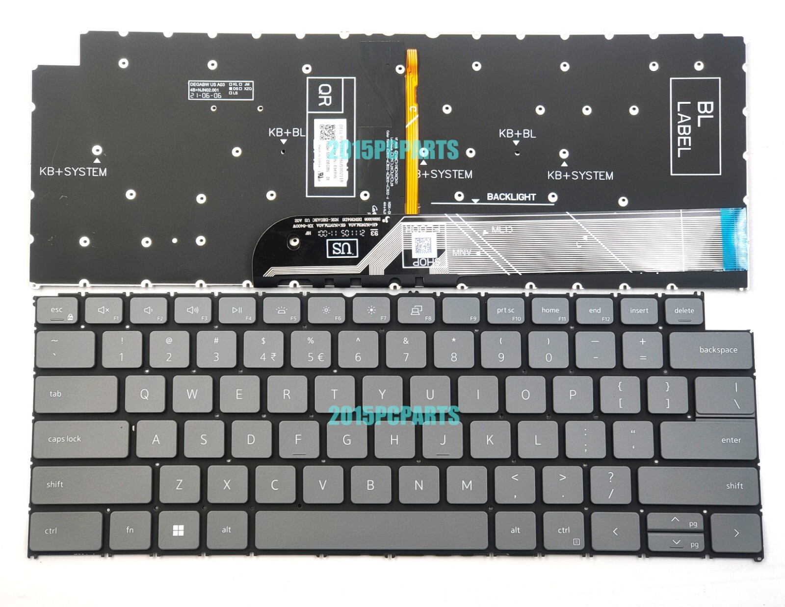 New Dell Inspiron 16 Plus 7620 7415 7420 745 2-in-1 Keyboard US Backlit
